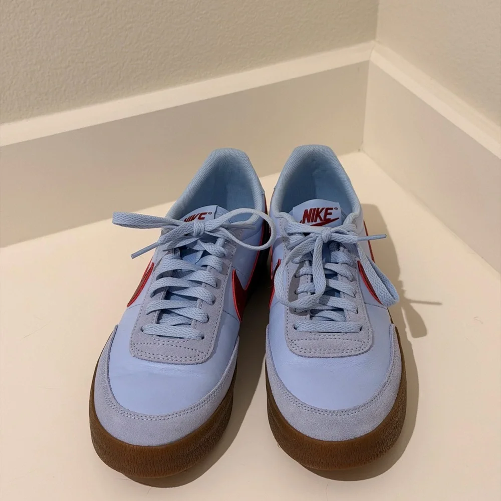 Nike Sky Blue and Maroon Killshot Sneakers